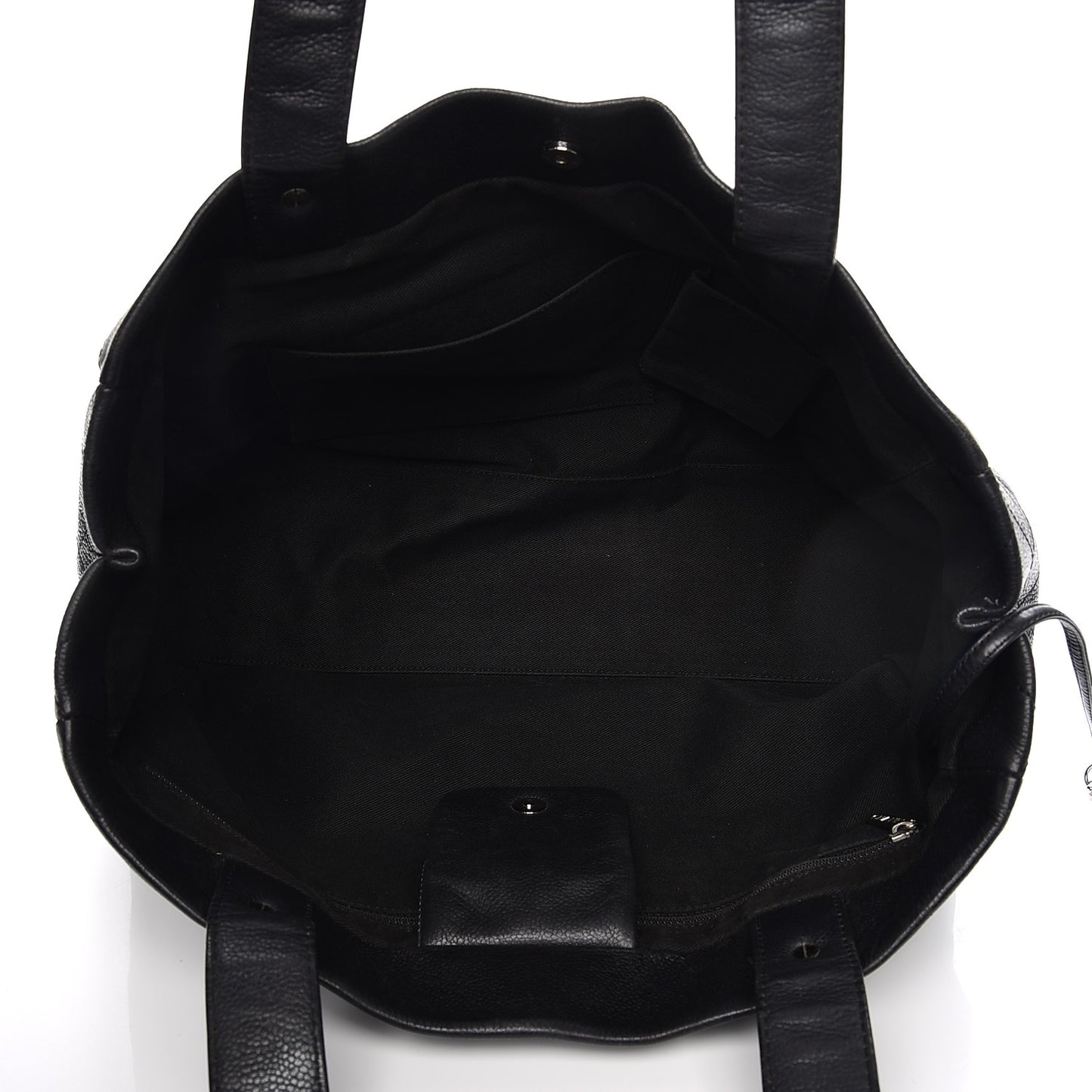 Caviar Executive Cerf Shopper Tote Black