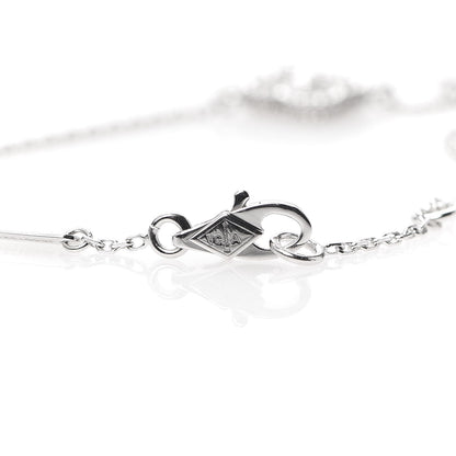 Van Cleef & Arpels 18K White Gold Diamond Sweet Alhambra Bracelet 4 of 6