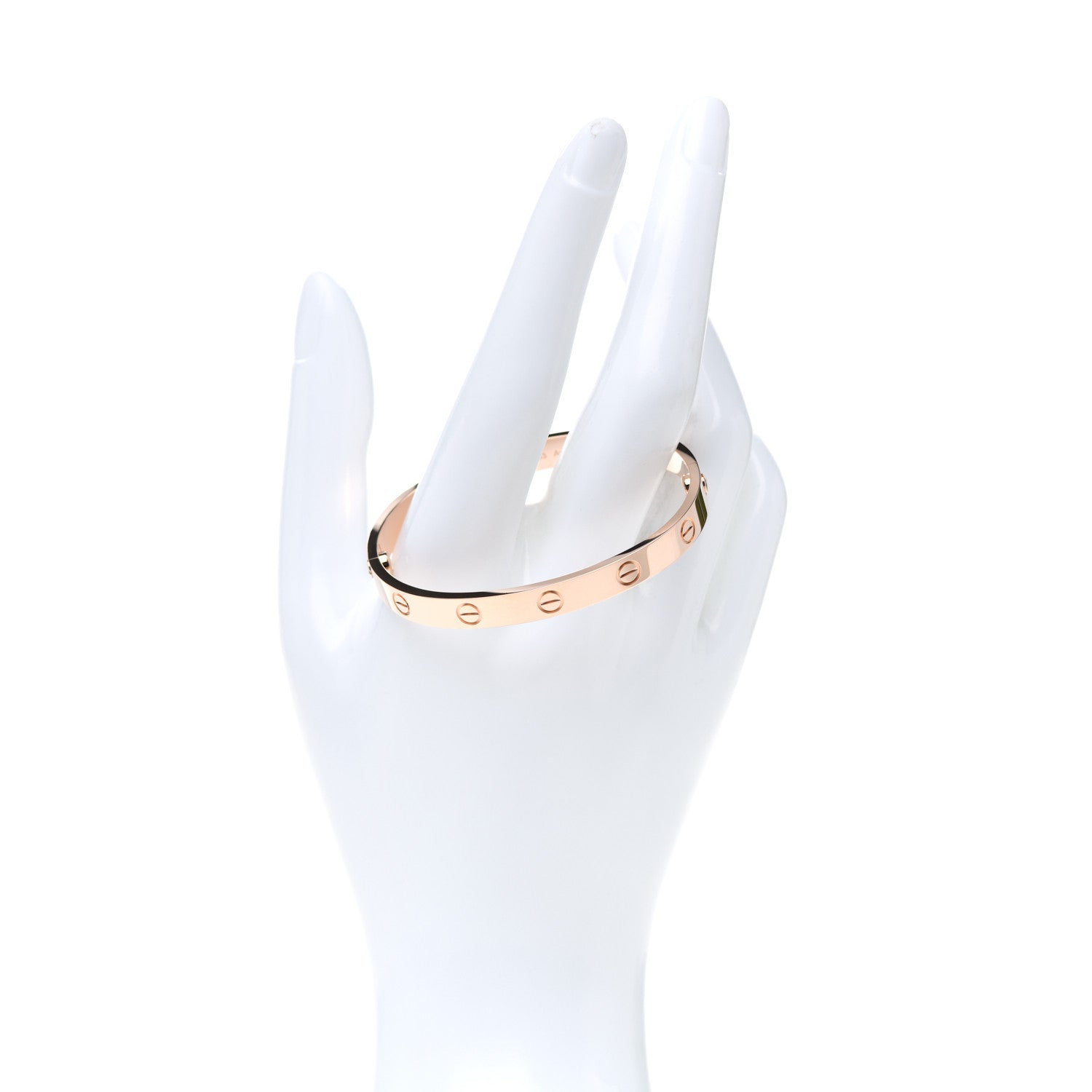 Cartier 18K Pink Gold LOVE Bracelet 16 2 of 7