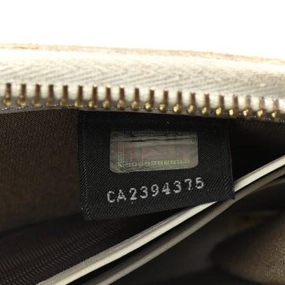 Fendi Zucchino Spalmati FF Multicolor Zip Around Wallet White Multicolor 8 of 18