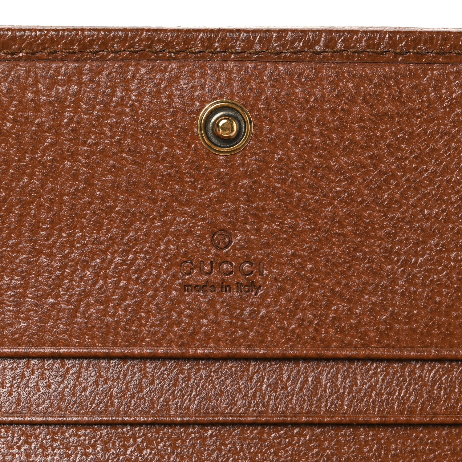Gucci Wonka Grain Calfskin Diana Card Case Wallet Cuir 7 of 8