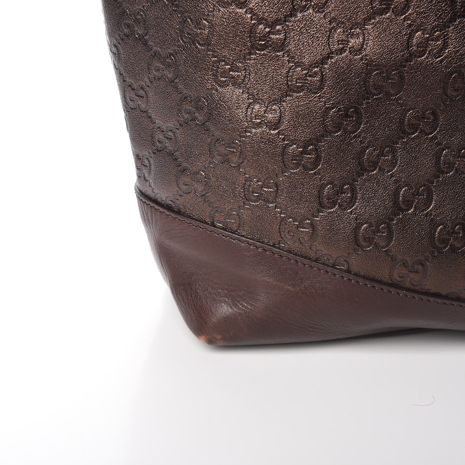 Gucci Guccissima Large Tote Bronze 15 of 18