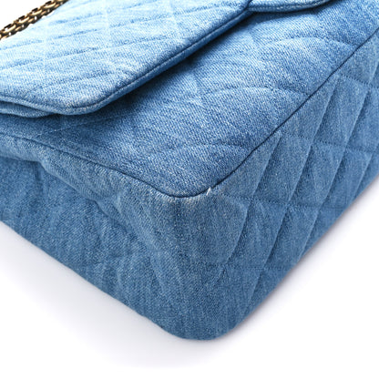 Chanel Denim Quilted 2.55 Reissue 227 Flap Blue 10 of 11