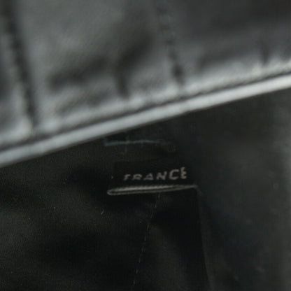 Chanel Lambskin Quilted East West Chocolate Bar Flap Black 8 of 9