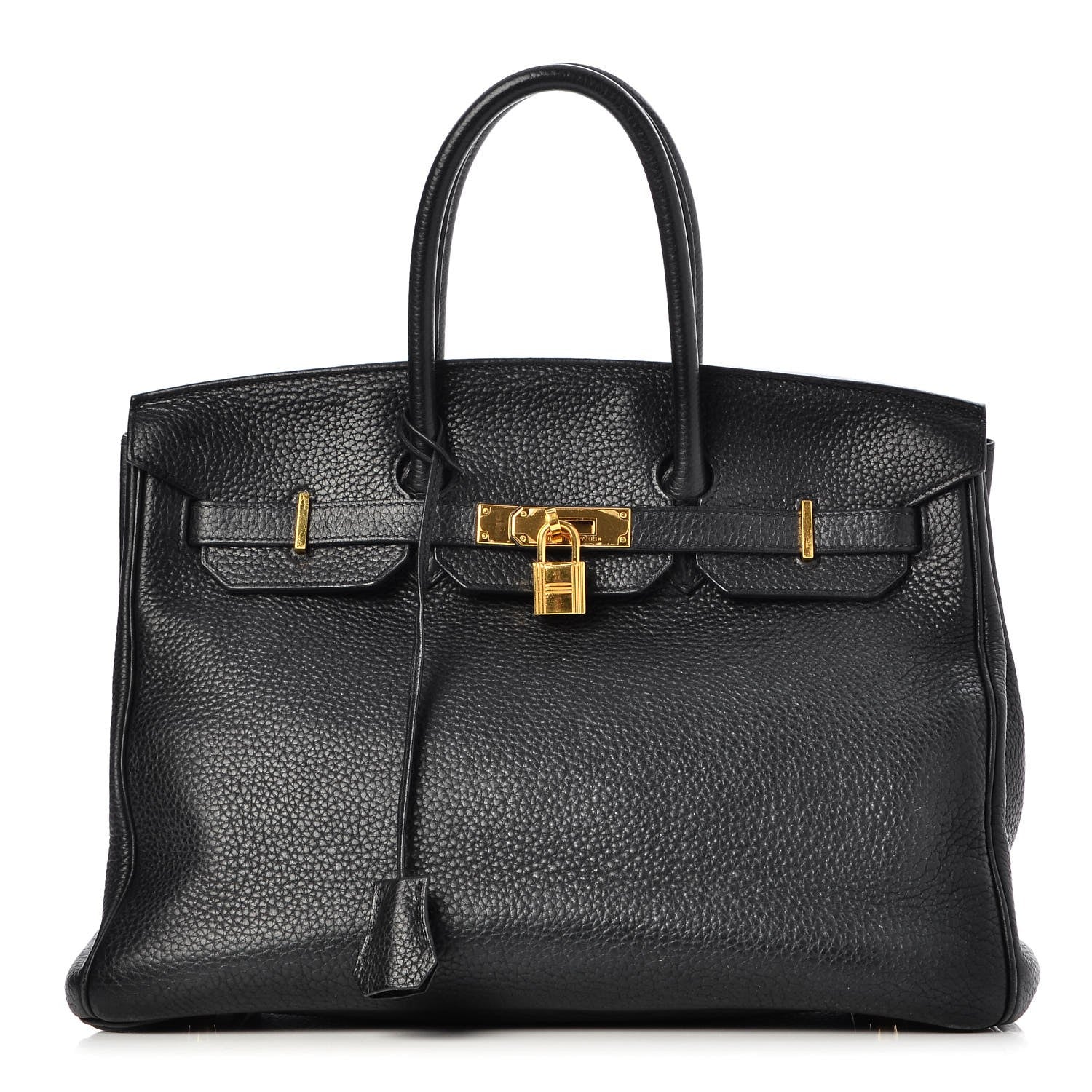 Hermes Taurillon Clemence Birkin 35 Black 1 of 36