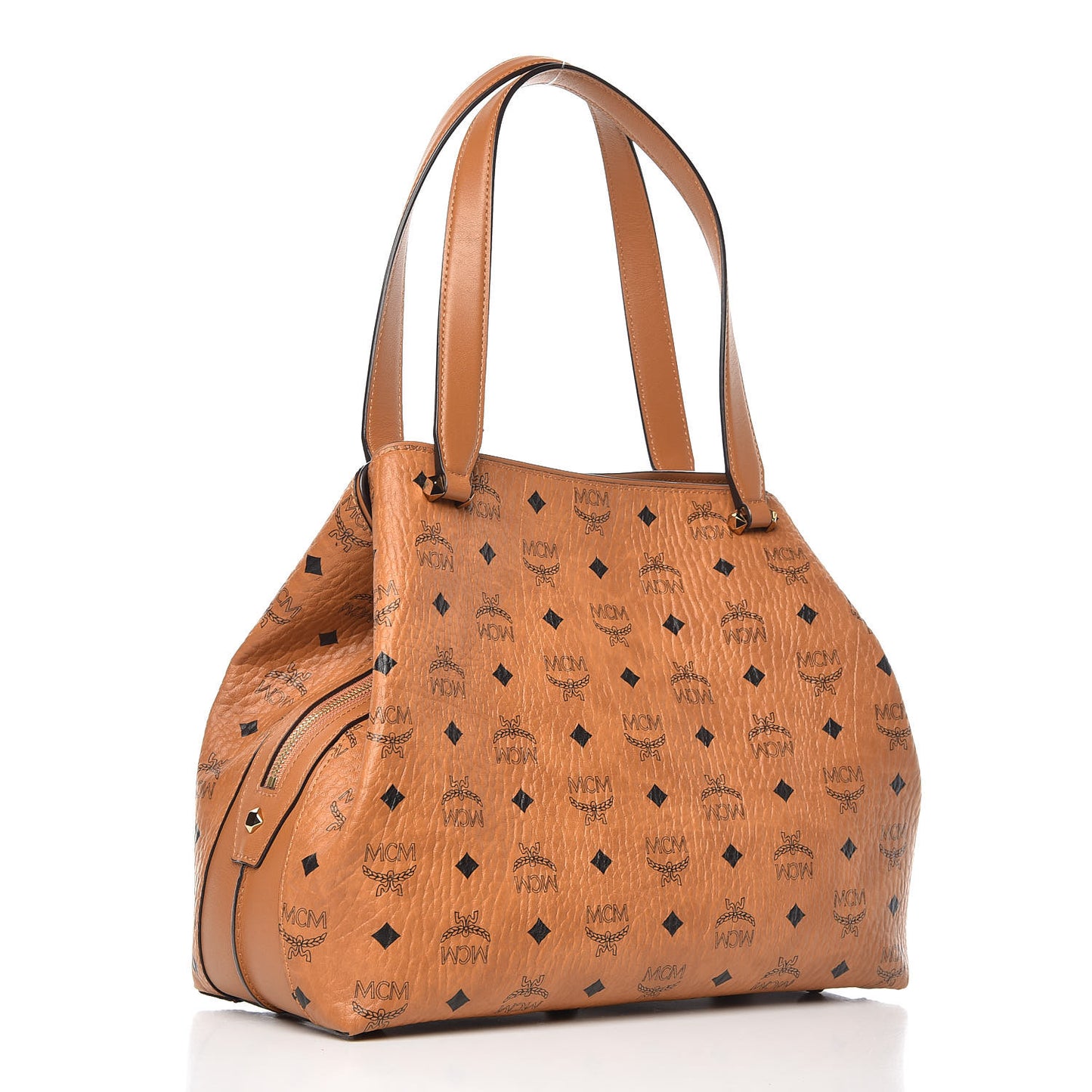 Visetos Large Hobo Cognac
