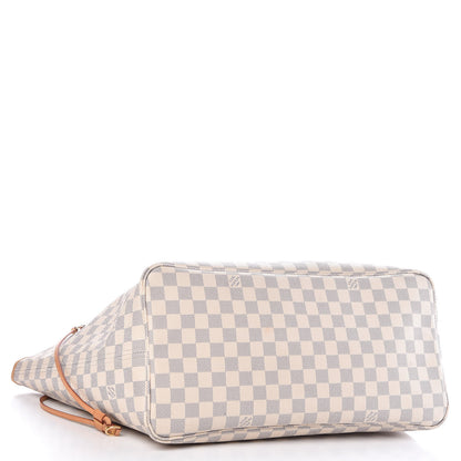 Louis Vuitton Damier Azur Neo Neverfull GM Rose Ballerine 5 of 14