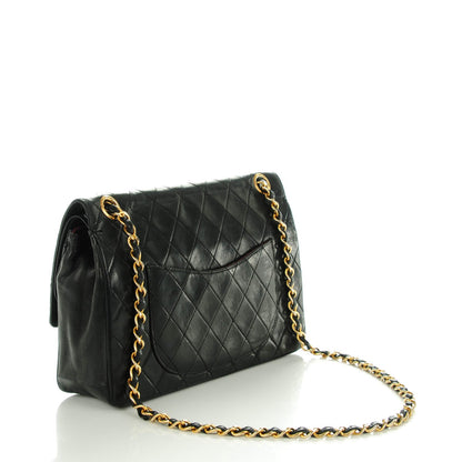 Chanel Lambskin Quilted Medium Double Flap Black 3 of 8