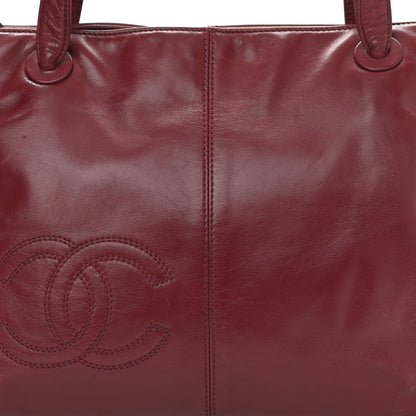 Chanel Calfskin CC Shoulder Bag Red 8 of 14