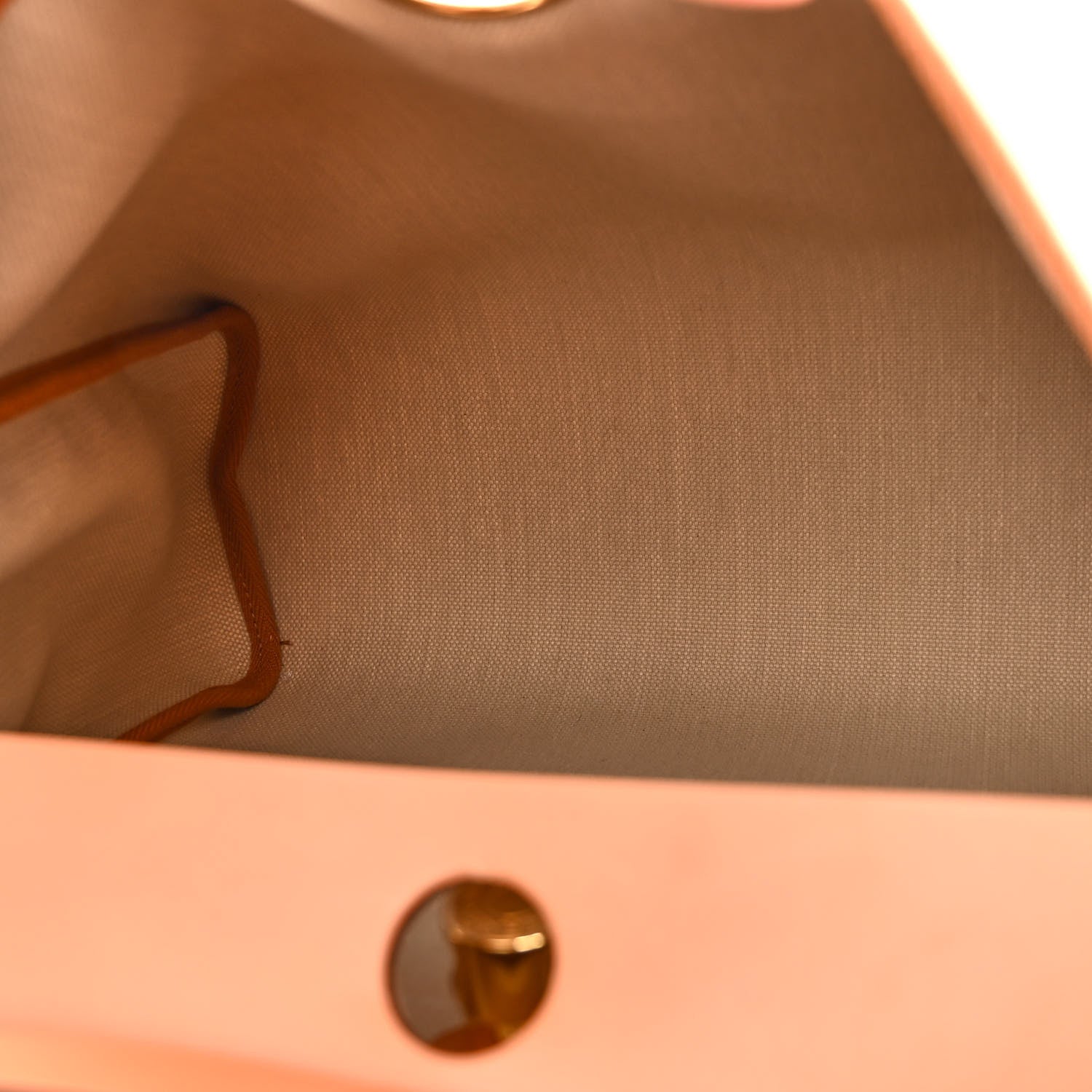 Hermes Military Toile Vache Hunter Herbag Zip Retourne 31 PM Beton Naturel 6 of 14