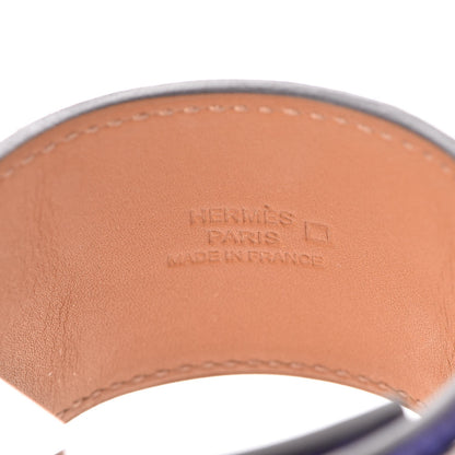 Hermes Shiny Alligator Collier De Chien CDC Bracelet S Bleu Electrique 4 of 8