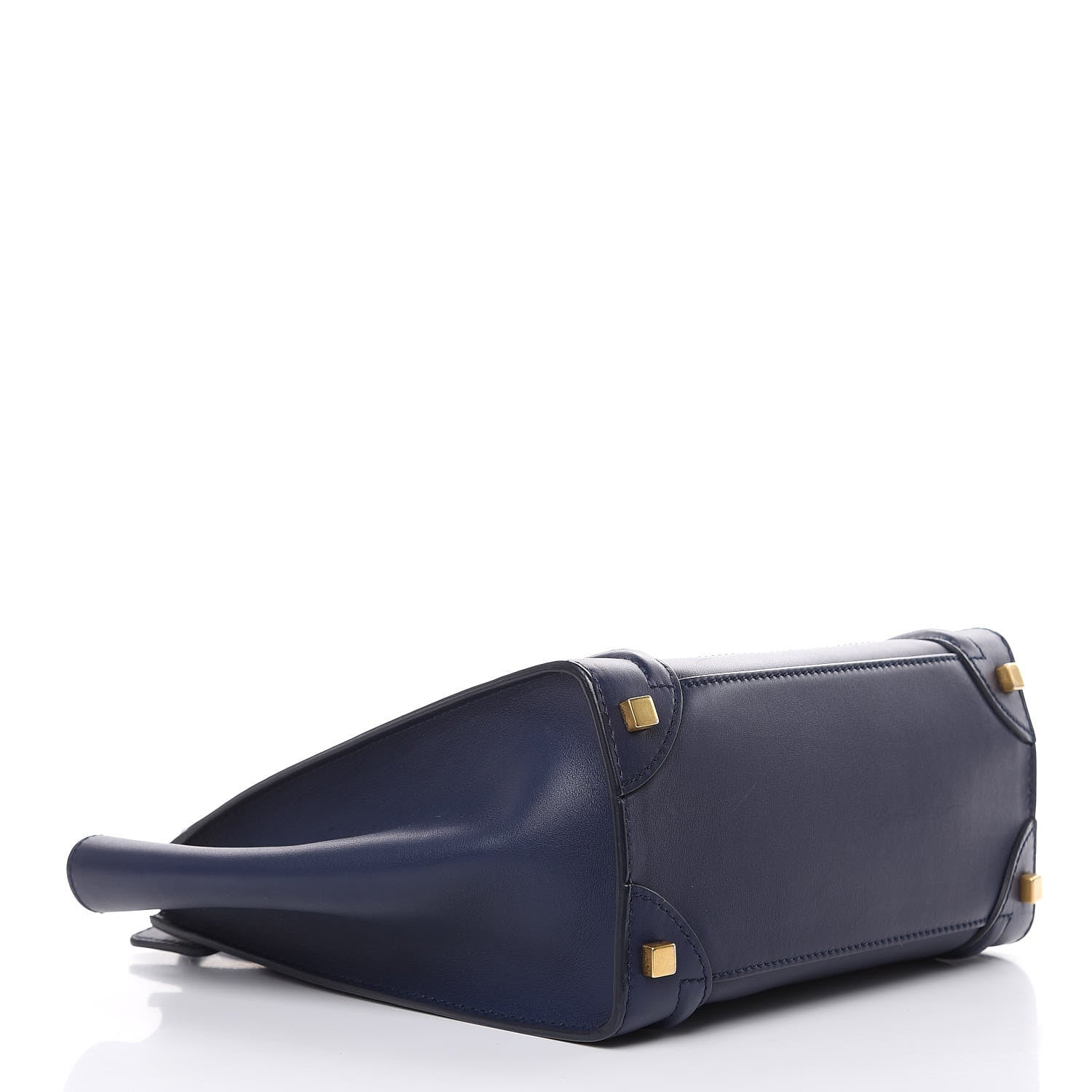 Celine Smooth Calfskin Micro Luggage Navy Blue 4 of 17