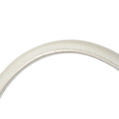 Hermes Taurillon Clemence Toile Kelly Retourne 32 White 36 of 40