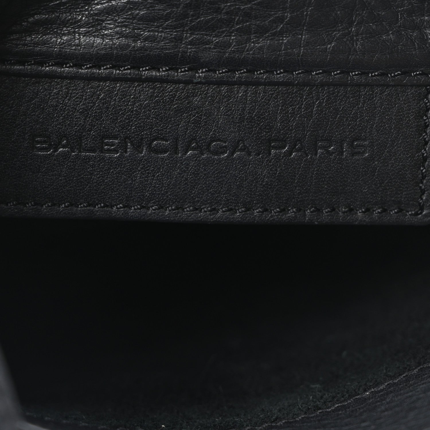 Balenciaga Metallic Calfskin Milkyway Papier Crossbody Bag Black 6 of 10