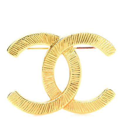 Chanel Metal CC Brooch Gold 1 of 4