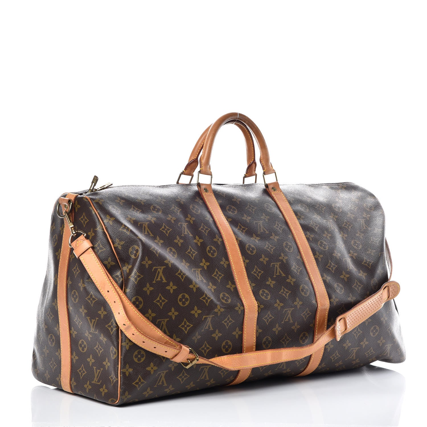 Louis Vuitton Monogram Keepall Bandouliere 60 3 of 14