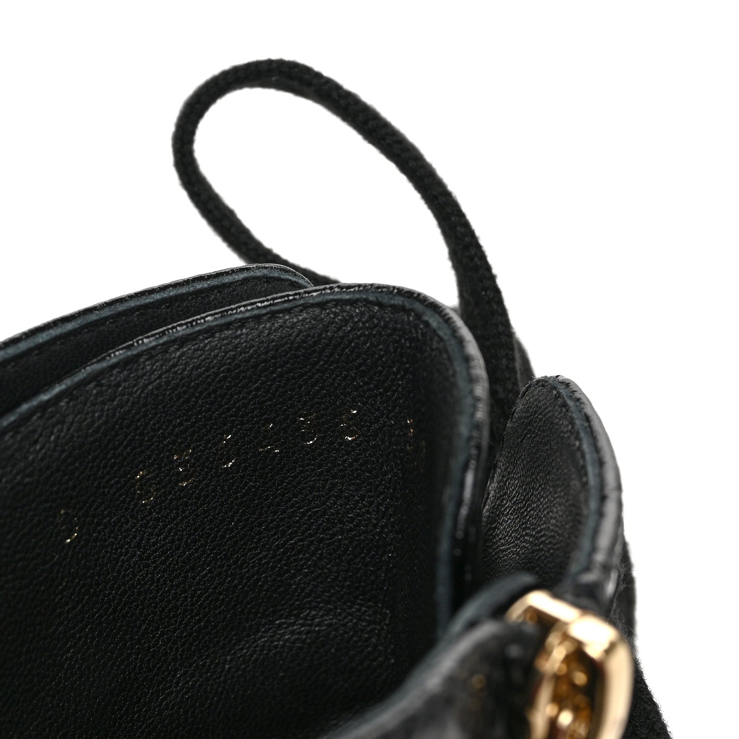 Chanel Shiny Crumpled Lambskin Lace Up Combat Boots 38 Black 7 of 8
