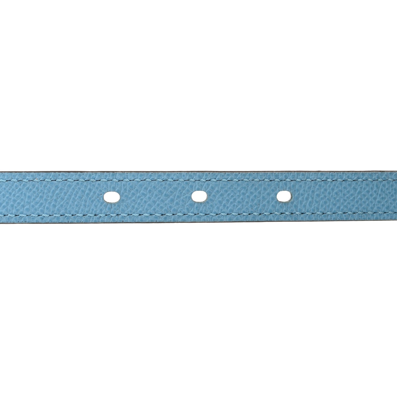 Hermes Swift Epsom 13mm Lucky 15 Belt 80 32 Bleu Brume Celeste 3 of 6