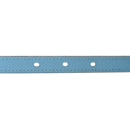Hermes Swift Epsom 13mm Lucky 15 Belt 80 32 Bleu Brume Celeste 3 of 6