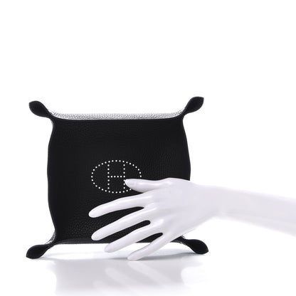 Hermes Taurillon Clemence Mises et Relances Change Tray Black 2 of 4