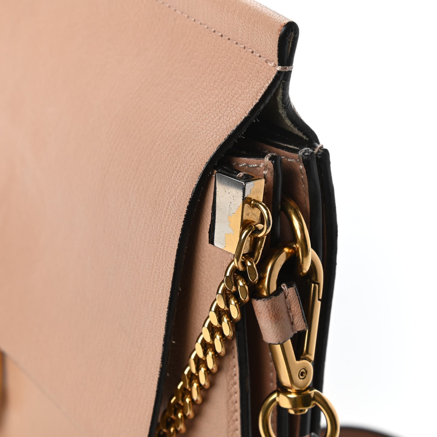 Goatskin Medium Faye Shoulder Bag Biscotti Beige