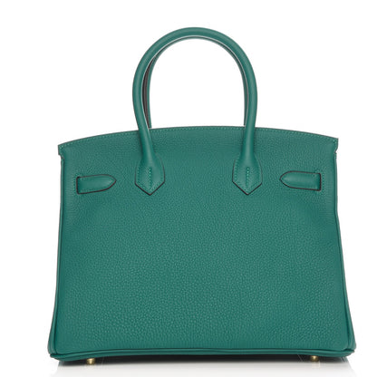 Hermes Togo Birkin 30 Malachite 4 of 28