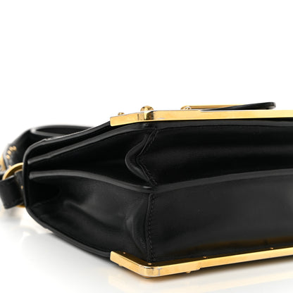 Prada City Calf Saffiano Cahier Bag Black 8 of 9