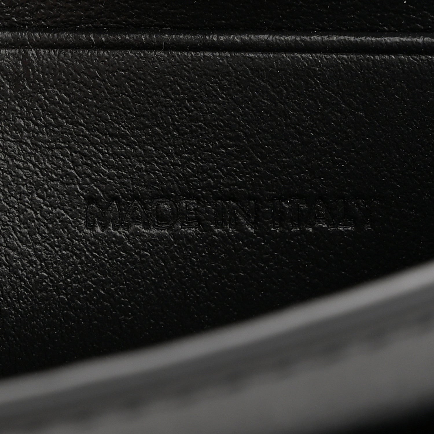 Celine Shiny Calfskin Triomphe Flap Card Holder Black 7 of 9