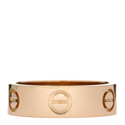 Cartier 18K Yellow Gold 5.5mm LOVE Ring 53 6.5 1 of 4