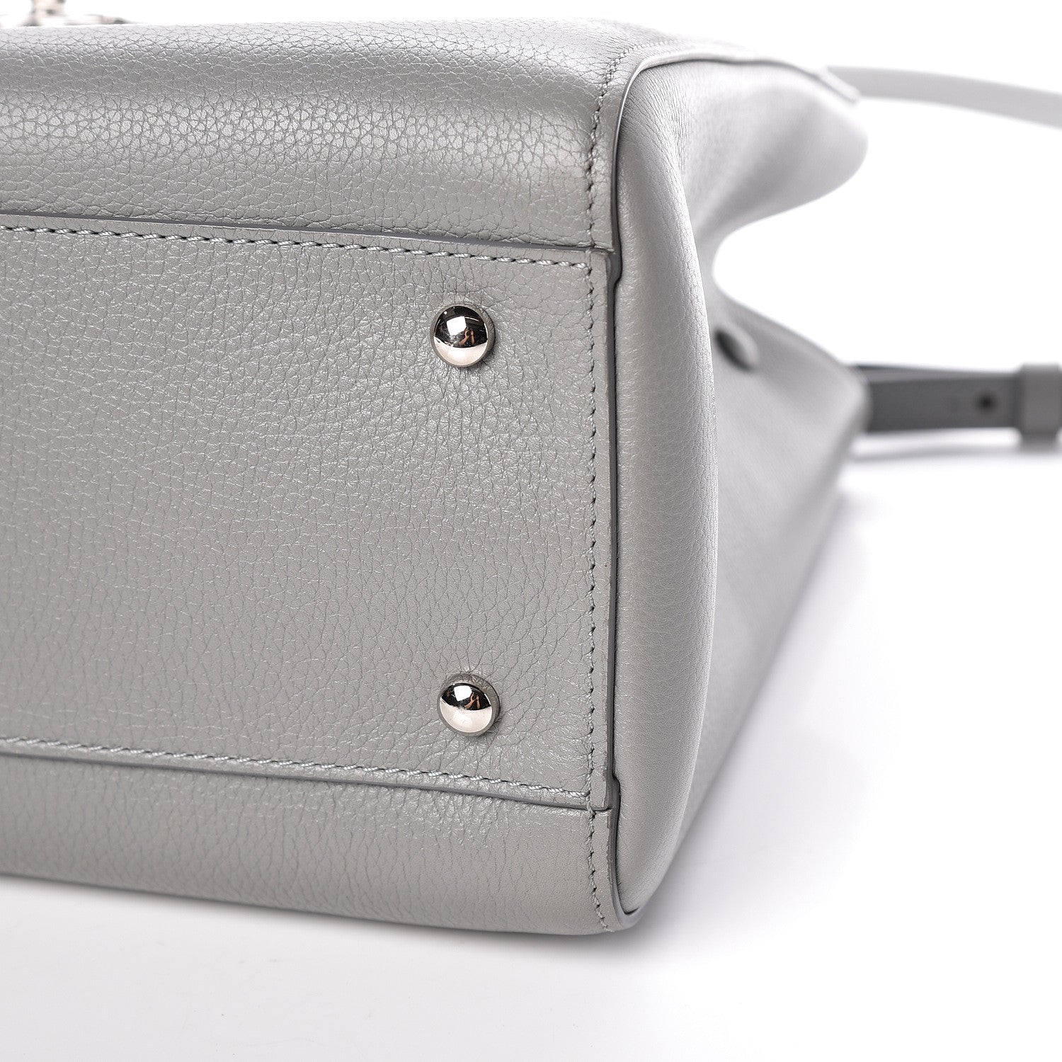 Chanel Grained Calfskin Small Neo Executive Shopper Tote Grey 13 of 13