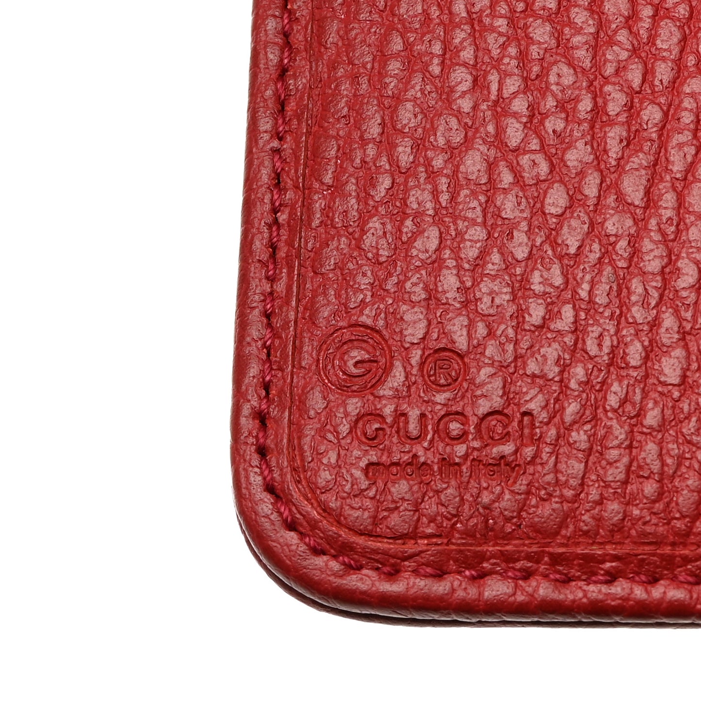 Monogram Dollar Calfskin Zip Around French Flap Wallet Beige Ebony Rosso
