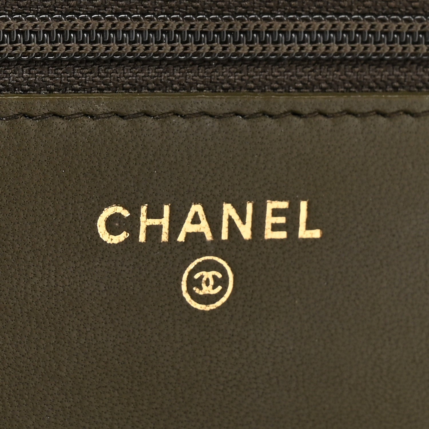 Chanel Lambskin Quilted Trendy CC Wallet On Chain WOC Green 6 of 17