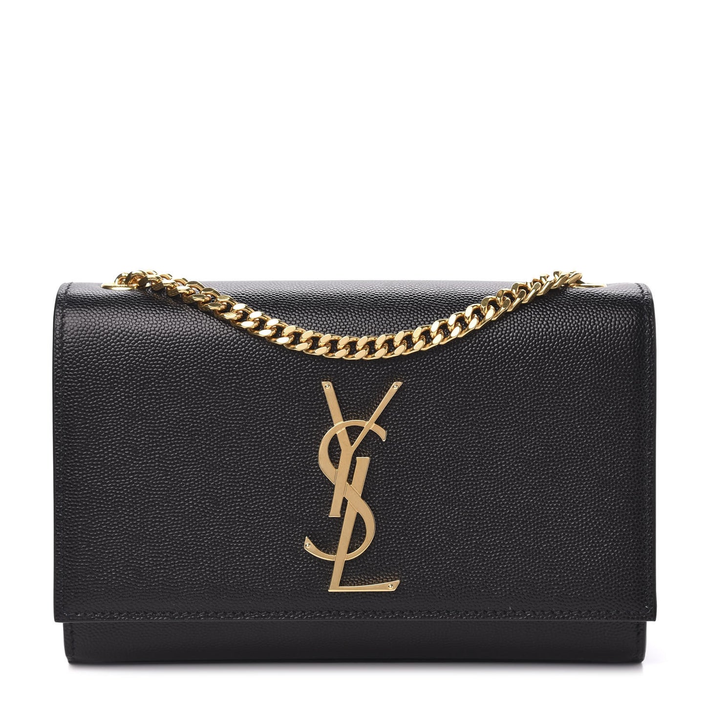 Grain De Poudre Small Monogram Kate Satchel Black
