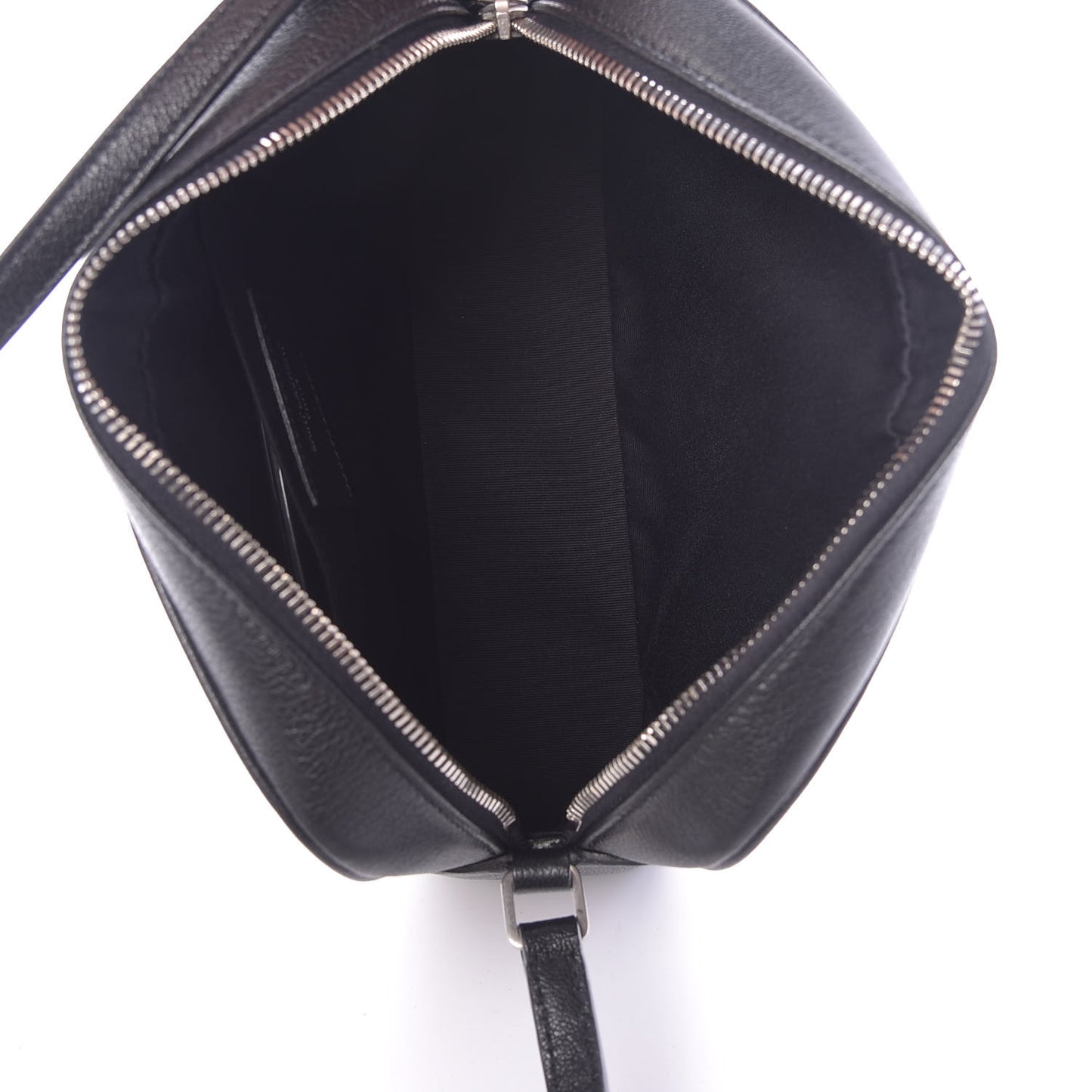 Linen Canvas Monogram Lou Camera Bag Black