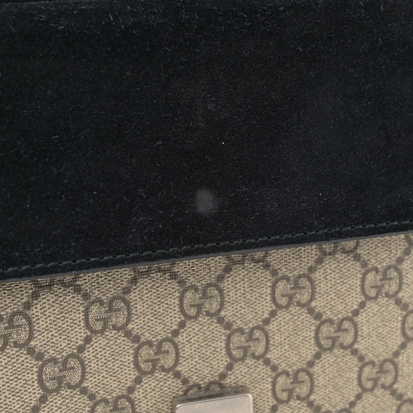 GG Supreme Monogram Small Dionysus Shoulder Bag Black