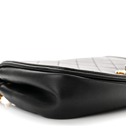 Chanel Calfskin Quilted Underline Flap Black 9 of 10
