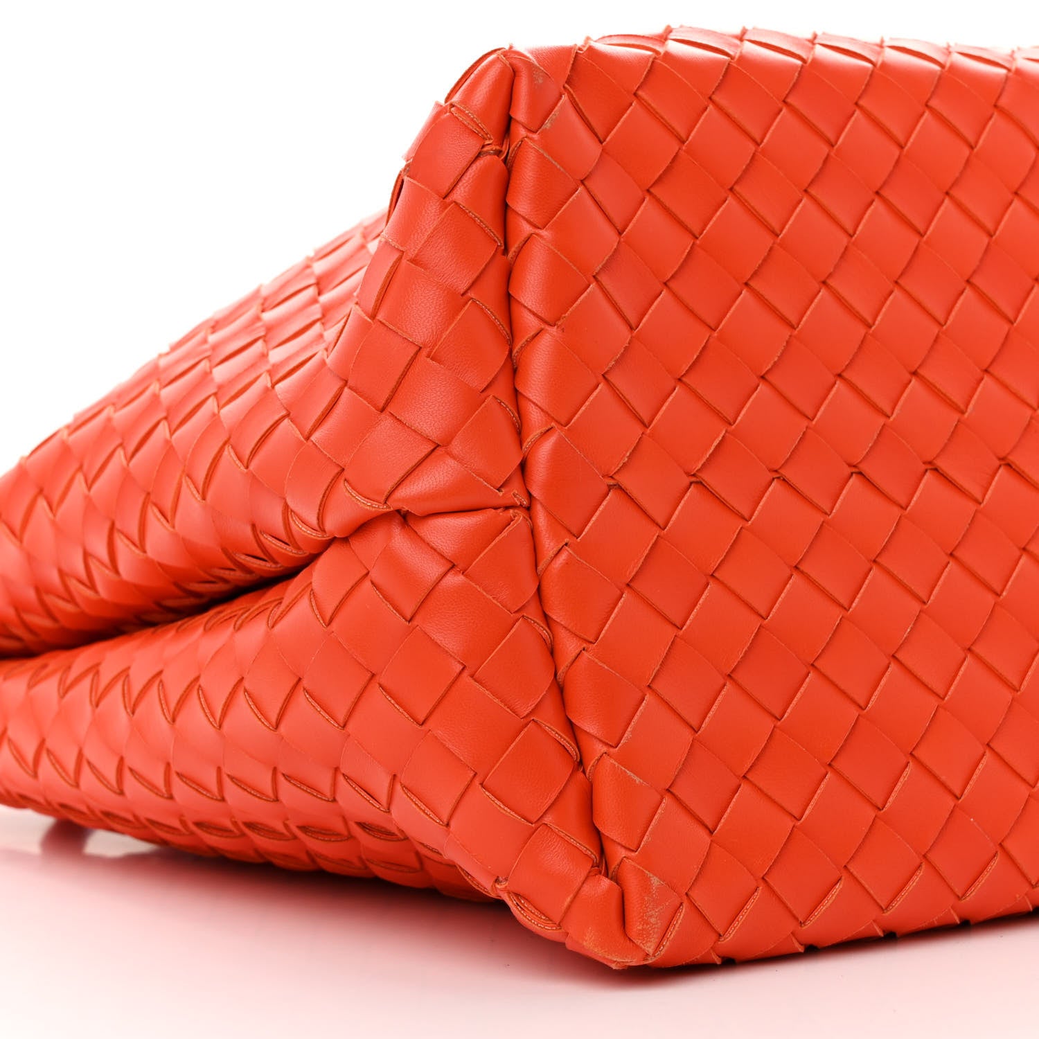 Bottega Veneta Nappa Intrecciato Large Andiamo Shoulder Bag Orange 8 of 11