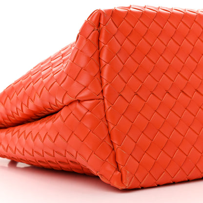 Bottega Veneta Nappa Intrecciato Large Andiamo Shoulder Bag Orange 8 of 11