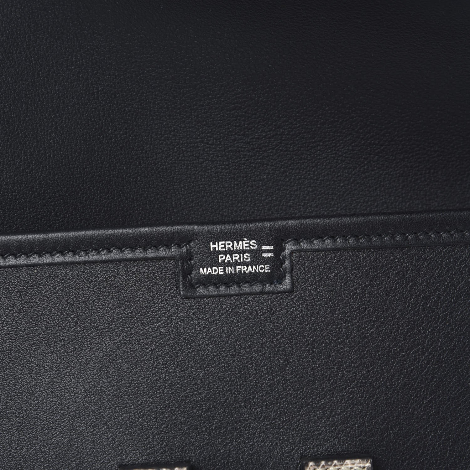 Hermes Swift Lizard Jige Elan Touch 29 Clutch Black Ombre 6 of 11