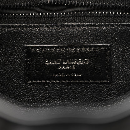 Saint Laurent Patent Le 5 A 7 Monochrome Hobo Black 6 of 10