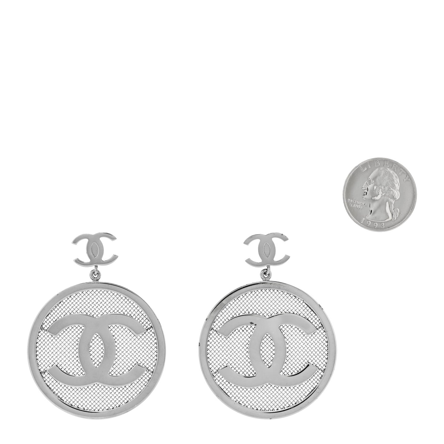 Ruthenium CC Drop Earrings