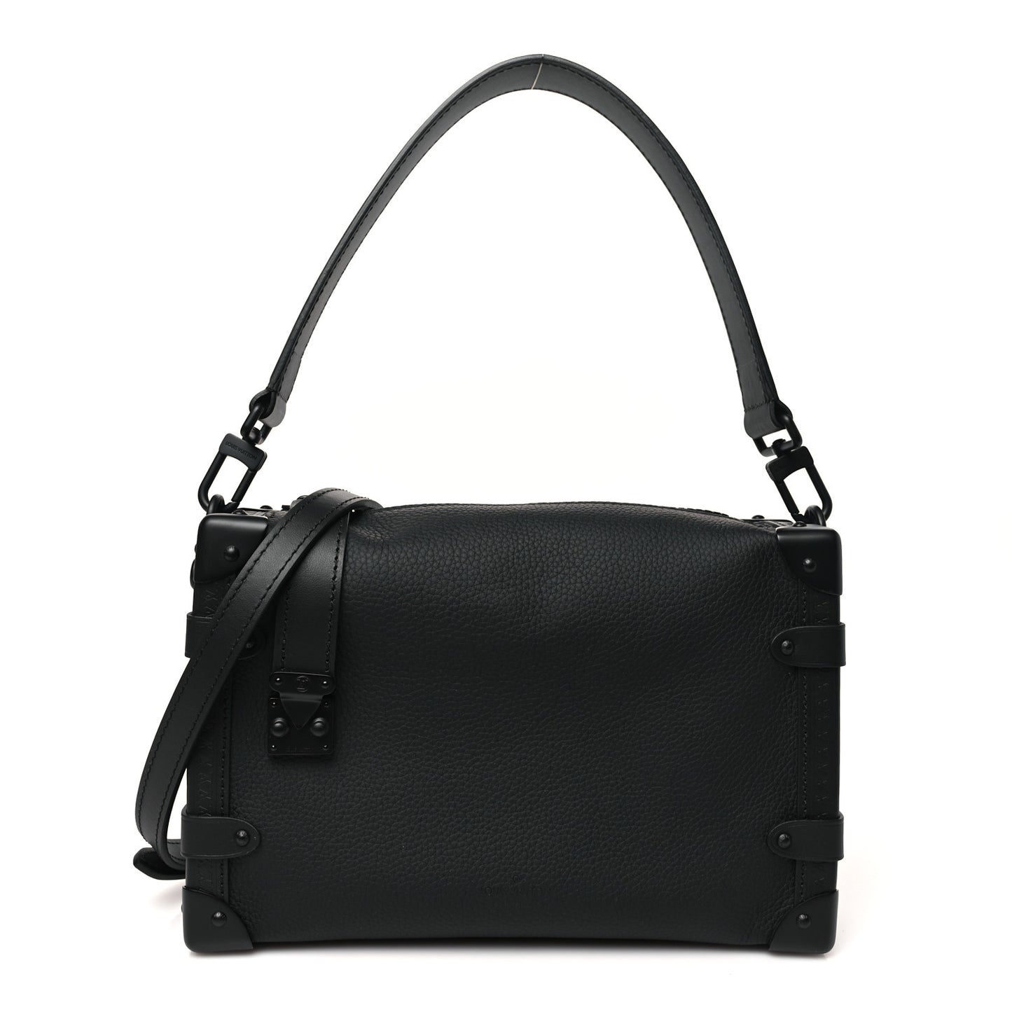 Calfskin Side Trunk MM Black