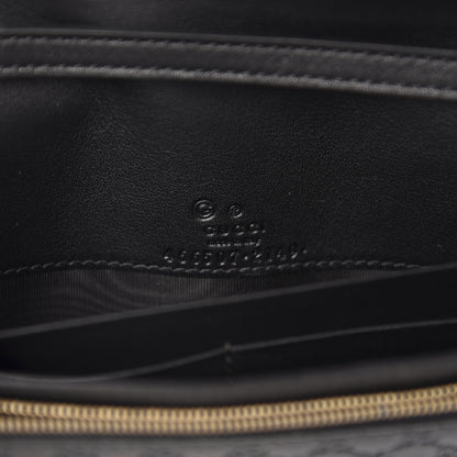 Gucci Microguccissima Crossbody Wallet Black 8 of 9