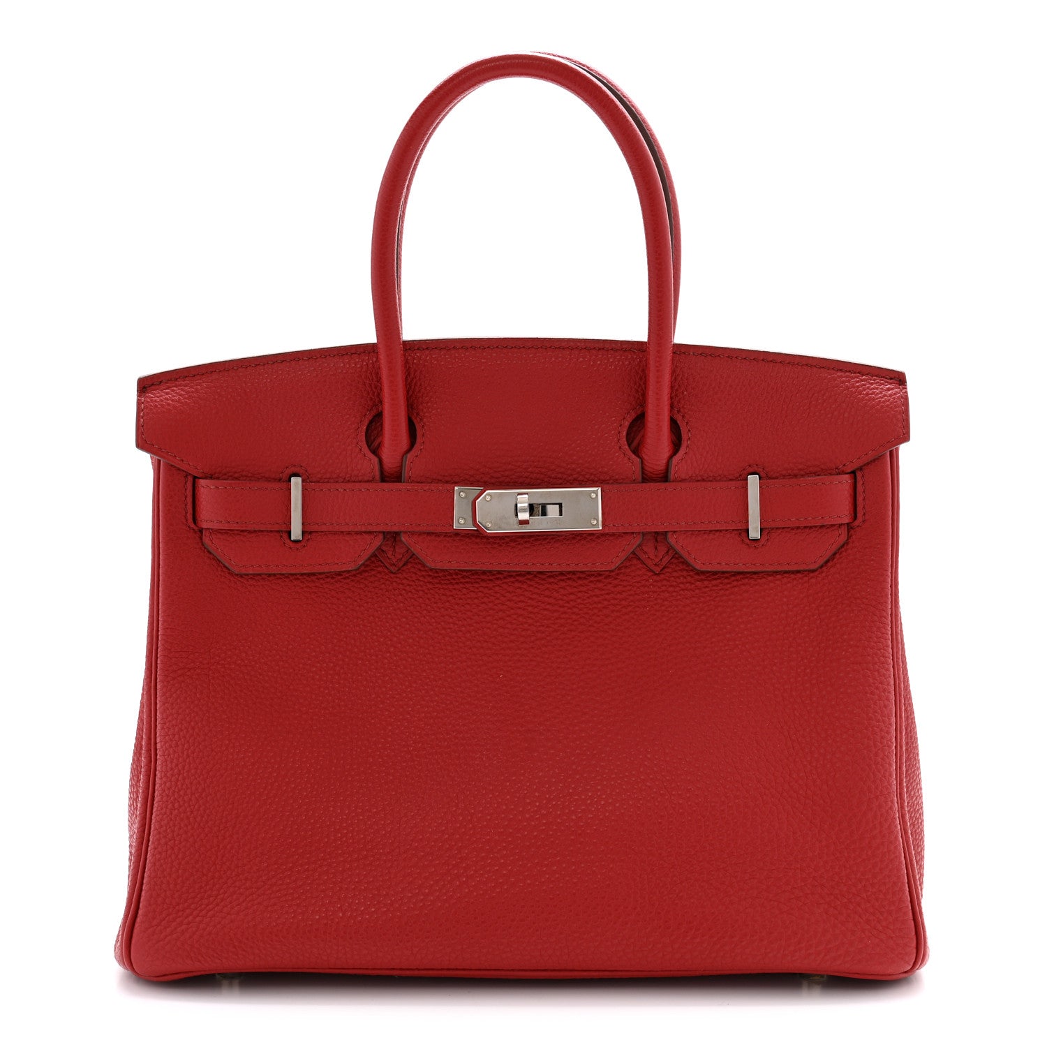 Hermes Togo BIRKIN 30 Rouge Garance 1 of 10