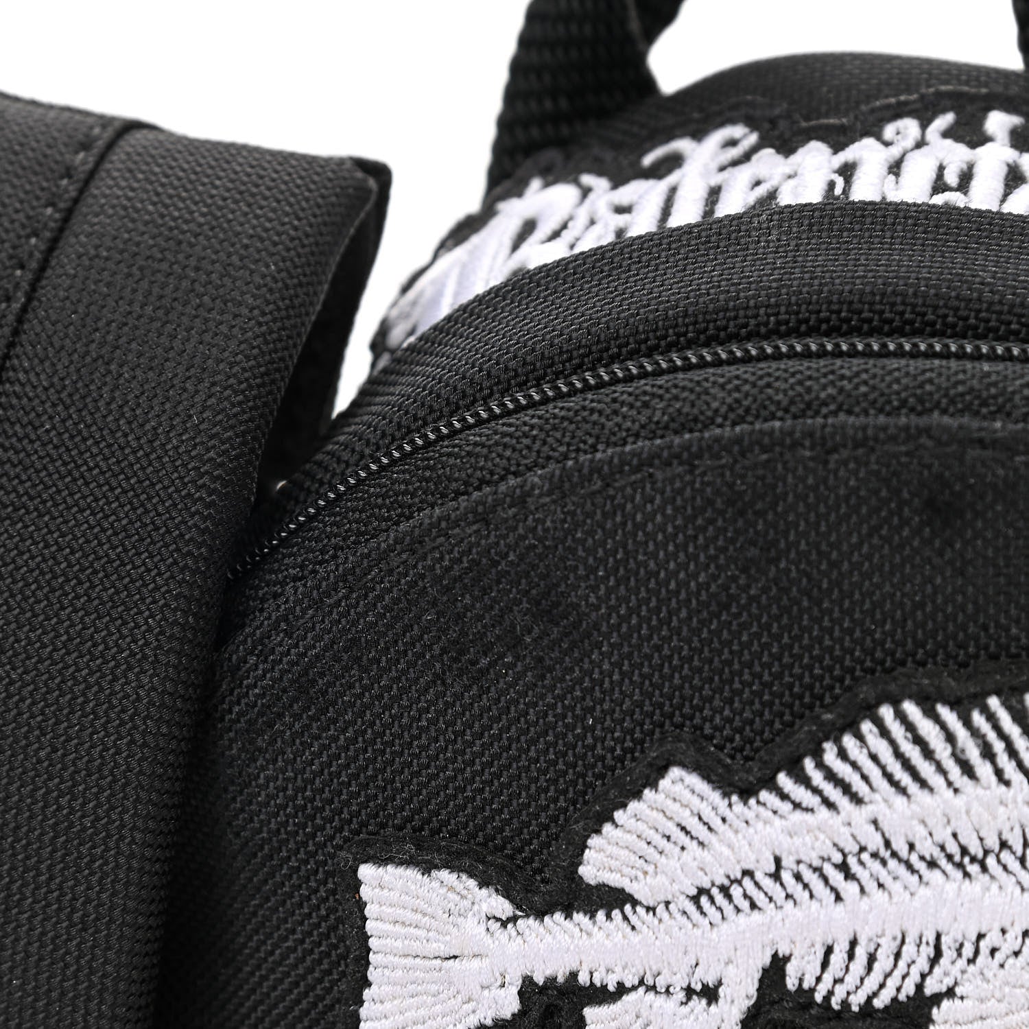 Balenciaga Recycled Casual Nylon Patches Mini Explorer Crossbody Backpack Black 10 of 11