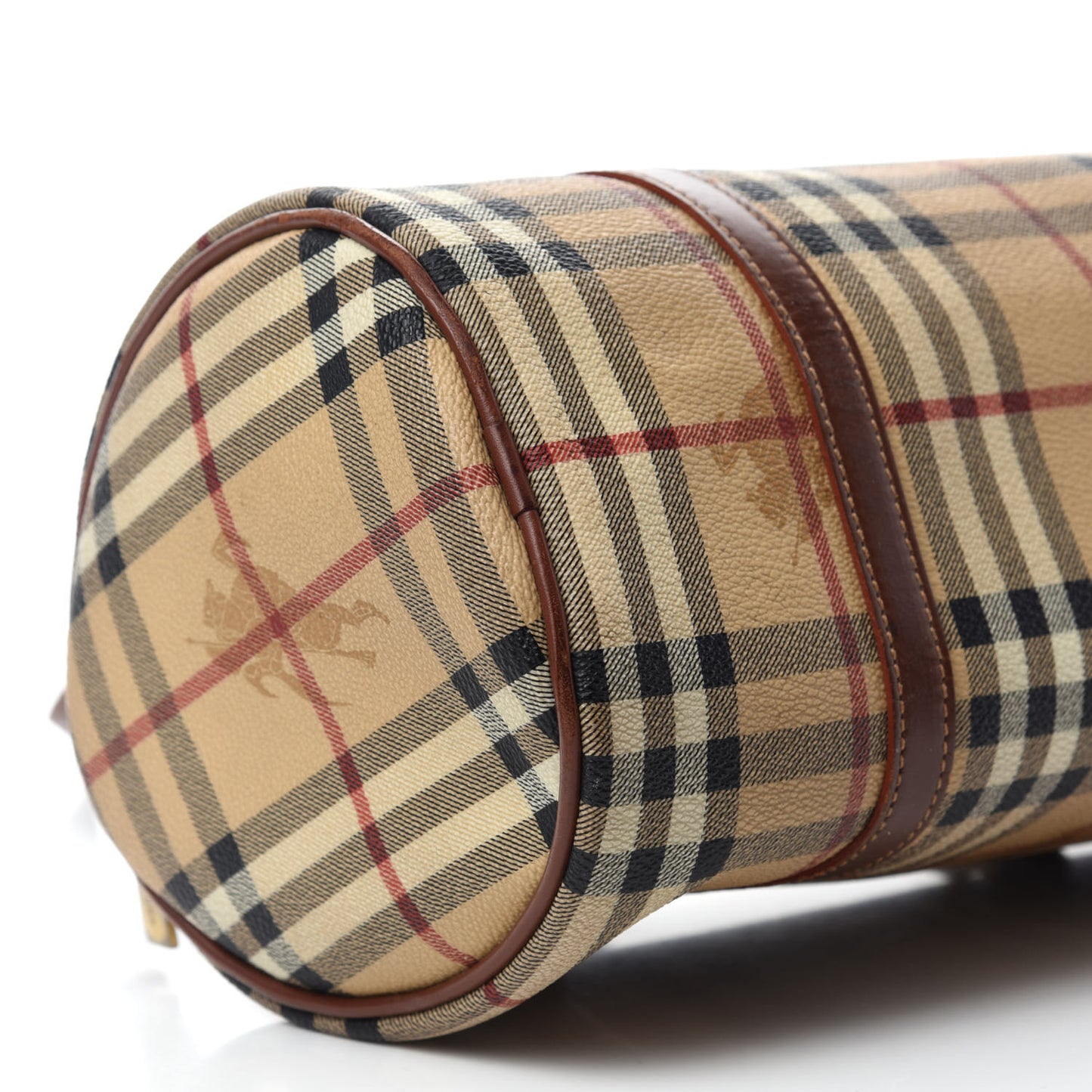 Haymarket Check Barrel Bag Brown