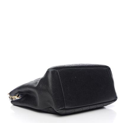 Chanel Caviar Quilted Grand Shopping Tote GST Black 3 of 10