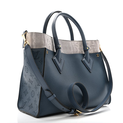 Louis Vuitton Calfskin Karung Monogram On My Side MM 3 of 10
