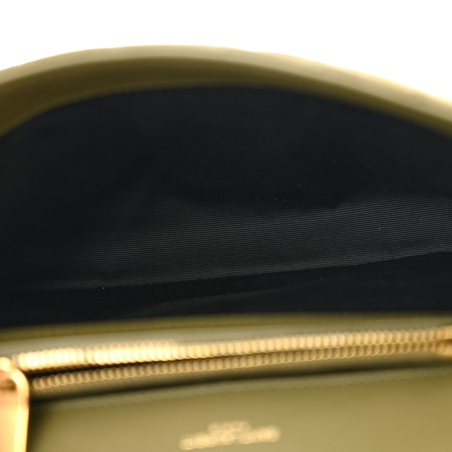 Suede Matelasse Chevron Monogram Medium College Bag Loden Green