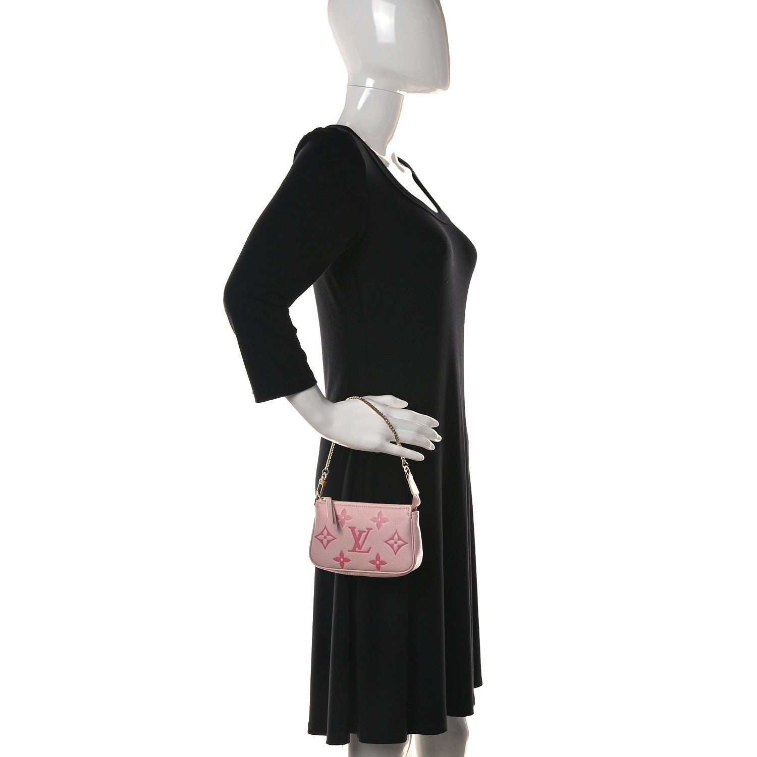 Louis Vuitton Empreinte Monogram Giant By The Pool Mini Pochette Accessories Bouton De Rose 2 of 9